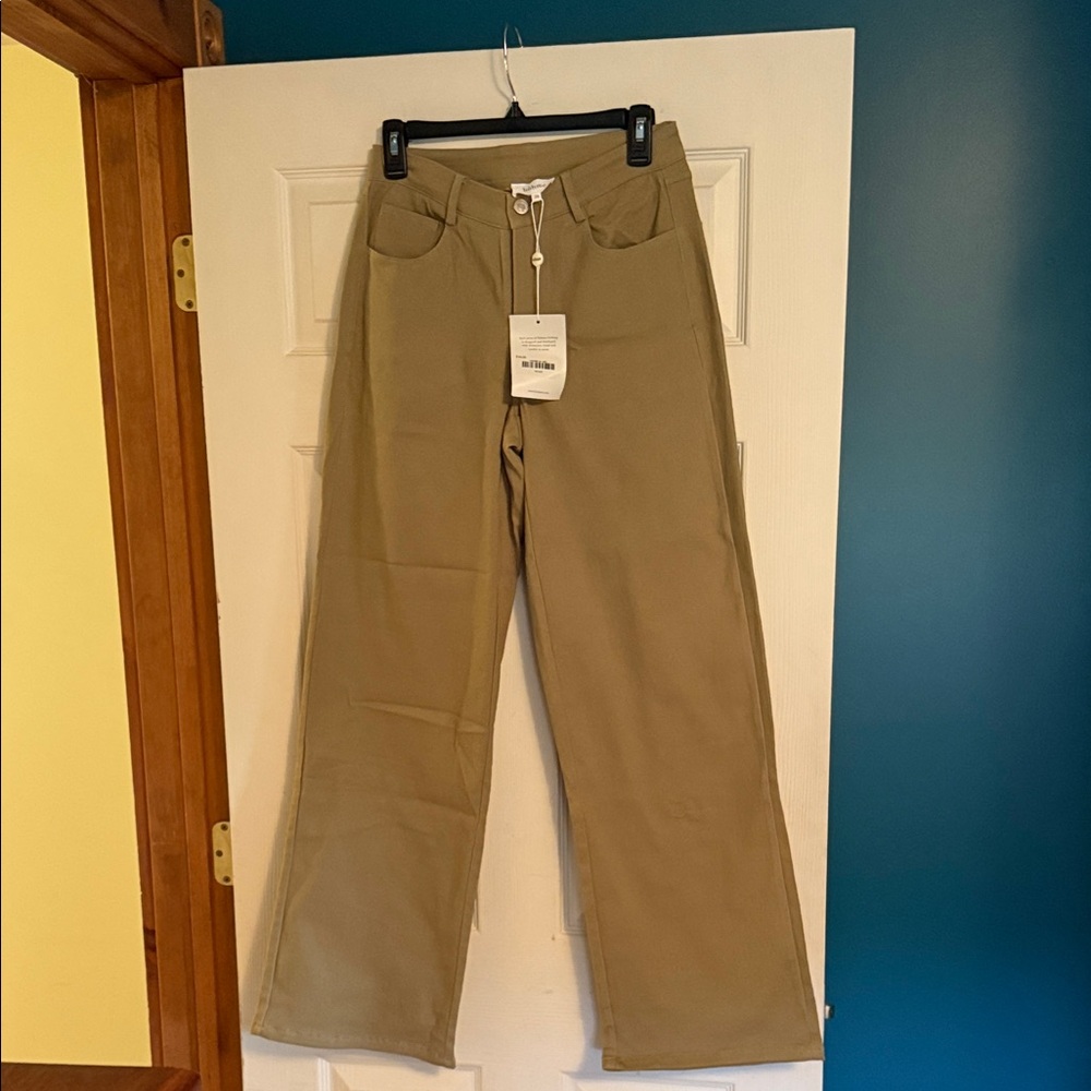 Bohme Tan Wide Leg Pants